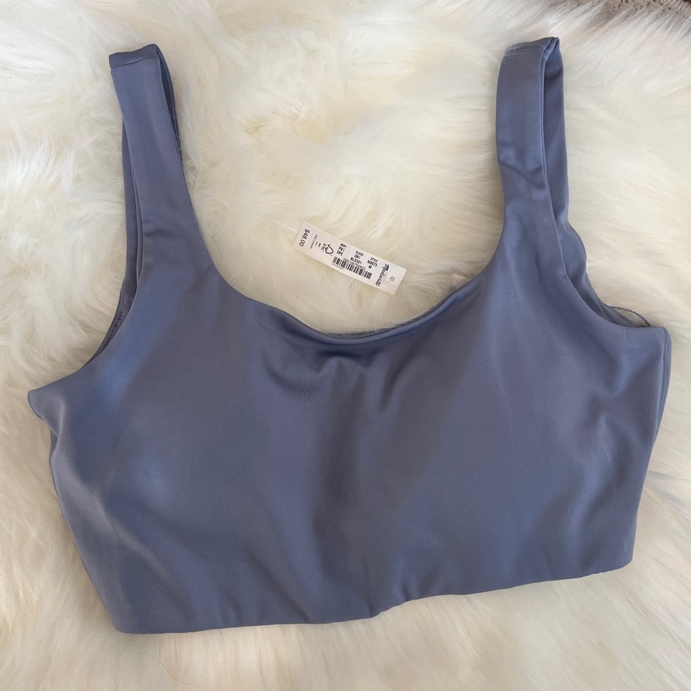 Madewell square neck sports bra (NWT)